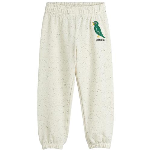 Mini Rodini GOTS Bird Emb Joggingbukser Offwhite 128/134 cm    128/134 cm  Unisex