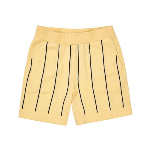 FUB Strikkede Shorts Vanilla/dark Navy | Gul | 130 cm