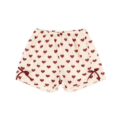 Konges Sløjd GOTS Ava Slit Shorts Amour Rouge |  | 5-6 years