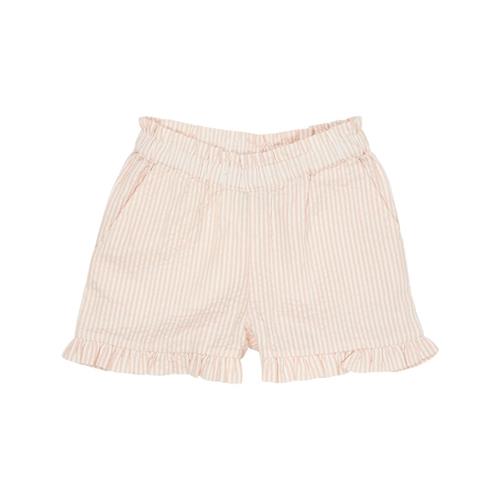 Copenhagen Colors Seersucker-shorts Dusty Rose Cream Stripe | Lyserød | 116 cm