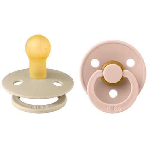BIBS 2-Pack BIBS Colour Sut Af Latex Vanilla / Blush | Lyserød | 0+ months