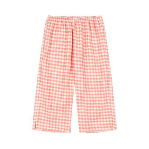Konges Sløjd GOTS RHW X KS Bella Bukser Peach Blossom Check | Lyserød | 5-6 years