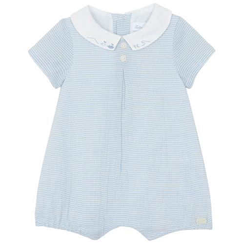 Tartine et Chocolat Romper Bleu Céleste | Blå | 6 months