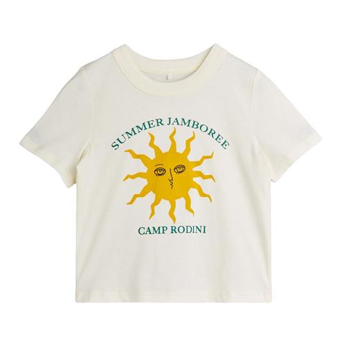 Mini Rodini GOTS Sun Sp Kortærmet T-shirt Offwhite | Hvid | 92/98 cm