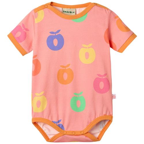 Småfolk Apples Kortærmet Baby Body Blossom | Lyserød | 92 cm