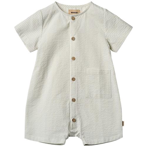 Wheat GOTS Fredrik Heldragt Blue Summer Stripe | Blå | 80 cm