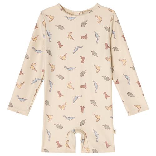 Buddy & Hope Billie UV-dragt Dinosaur | Hvid | 74/80 cm