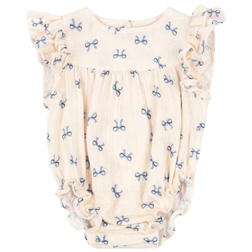 Konges Sløjd GOTS Coco Romper Bow Bleu |  | 2 years
