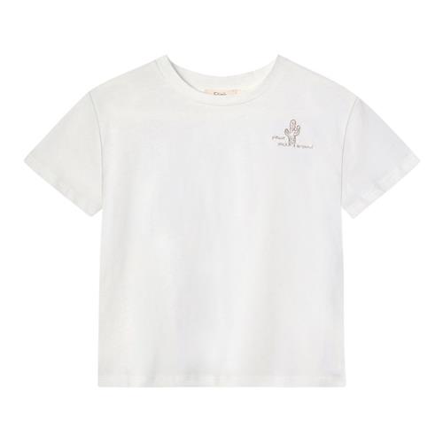 Fliink Sommer Cactus T-shirt Cloud Dancer | Hvid | 2 years