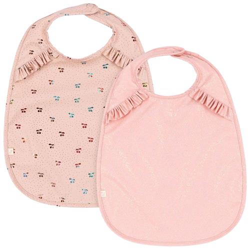 Konges Sløjd 2-pak Hagesmæk Med Flæser Cherry Sparkle | Lyserød | One size