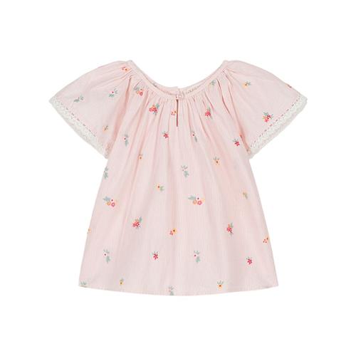 Louise Misha Antonia Bluse Pink Bouquet Stripes | Lyserød | 5 years