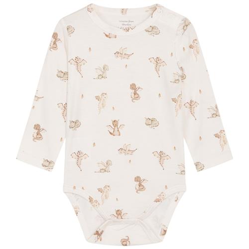 Hust&Claire Buller Baby Body Ivory | Hvid | 74 cm