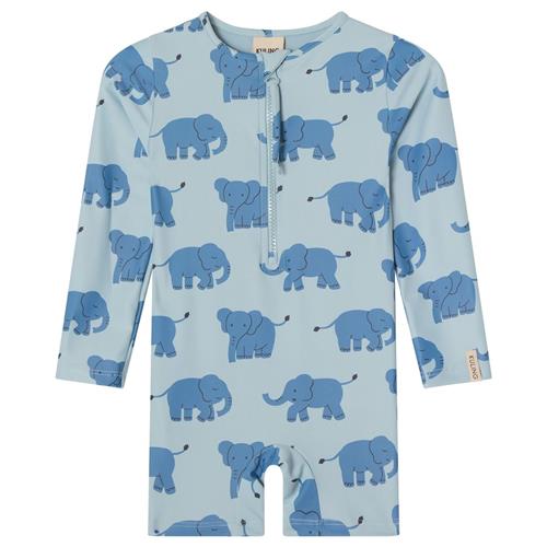 Kuling Paros UV-dragt Sky Blue Elephant | Blå | 86/92 cm