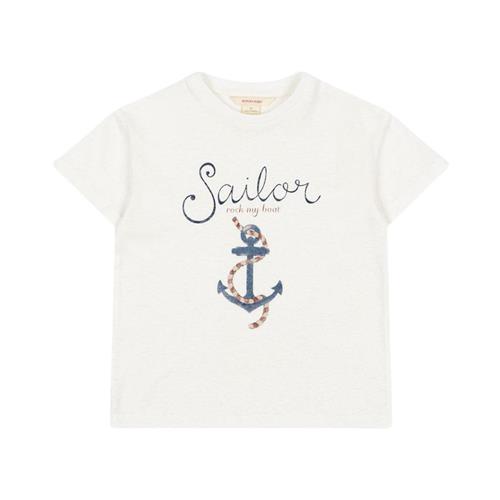 Konges Sløjd Era T-shirt Off White Sailor | Hvid | 3 years