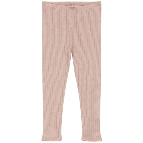 Konges Sløjd GOTS Minnie Leggings Cameo Rose | Lyserød | 2 years