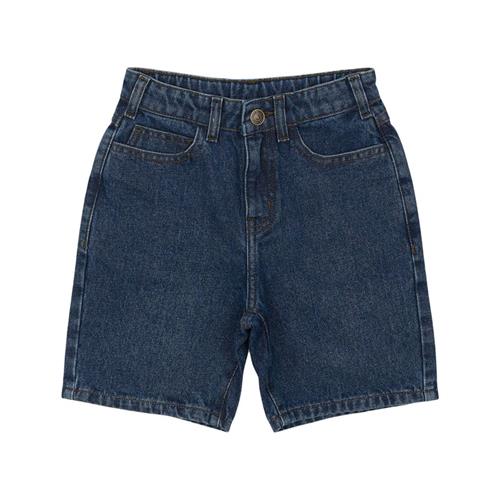 The New Loose Fit Shorts Medium Blue Denim | Blå | 7-8 years