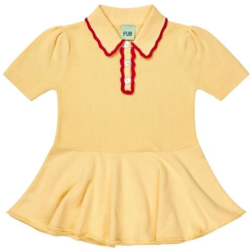 FUB Strikket Bluse Vanilla | Gul | 140 cm