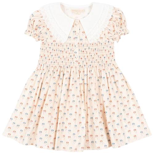Konges Sløjd GOTS Midsummer Kjole Med Krave Pipa Petite 5-6 Y  Creme  5-6 år  kvinde