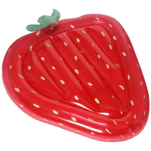 Konges Sløjd Strawberry Oppustelig Flyder Strawberry | Lyserød | 01