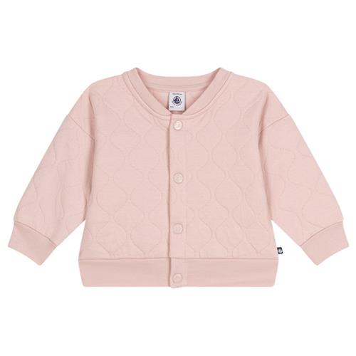 Petit Bateau Quiltet Rørstrikket Baseballjakke Saline Pink | Lyserød | 12 months