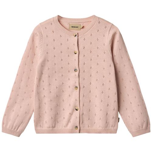 Wheat Maia Strikket Cardigan Powder | Lyserød | 116 cm