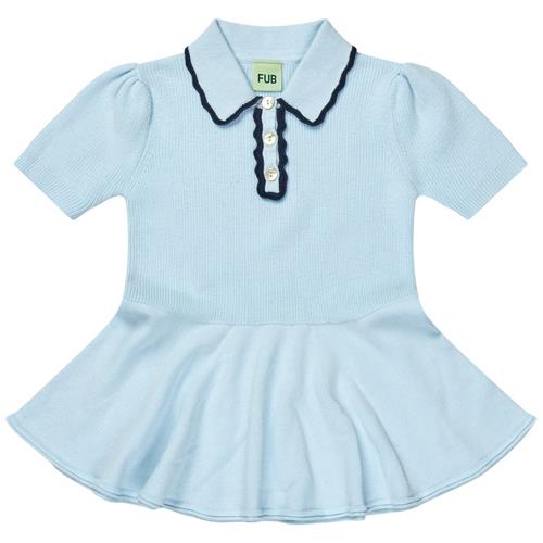 FUB Strikket Bluse Light Blue | Blå | 80 cm