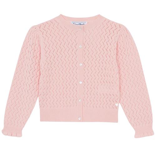 Tartine et Chocolat Strikket Cardigan Rose Ancien | Lyserød | 5 years