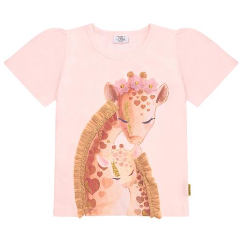 Hust&Claire Alma T-shirt Rose Beach | Lyserød | 110 cm
