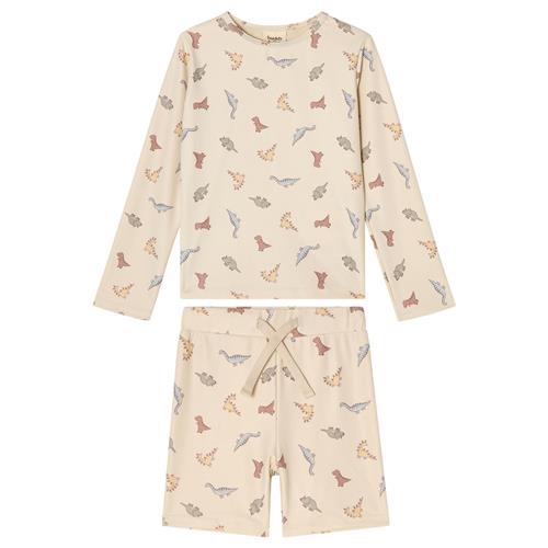 Buddy & Hope Charlie UV-sæt Dinosaur | Hvid | 86/92 cm