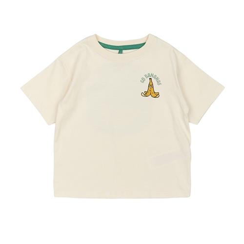 The New Siblings GOTS Oluf Tee White Swan | Hvid | 92 cm