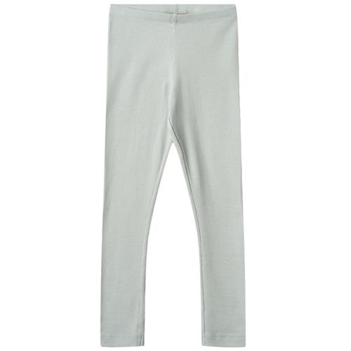 Wheat Maddy Ribbede Leggings Soft Blue | Blå | 122 cm