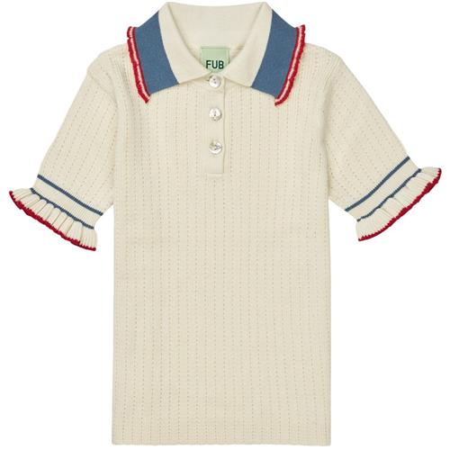 FUB Poloshirt Med Flæser Ecru |  | 100 cm
