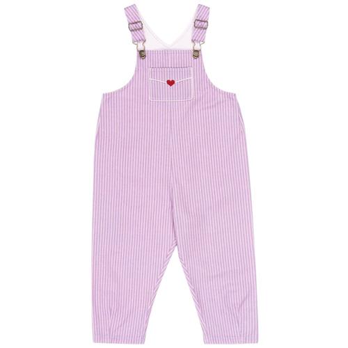 Konges Sløjd GOTS RHW X KS Lettre Lækre Bukser Stripe Lupino | Lilla | 18 months