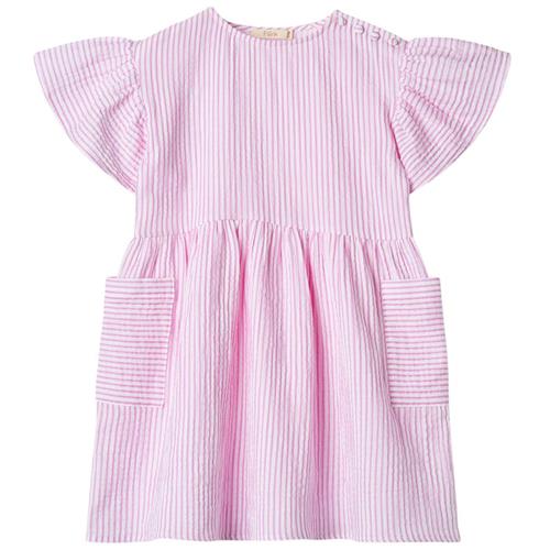 Fliink Ciao Kjole Cloud Dancer Pink Stripe | Lyserød | 7 years
