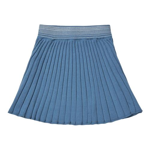FUB Strikket Nederdel Washed Indigo | Blå | 90 cm