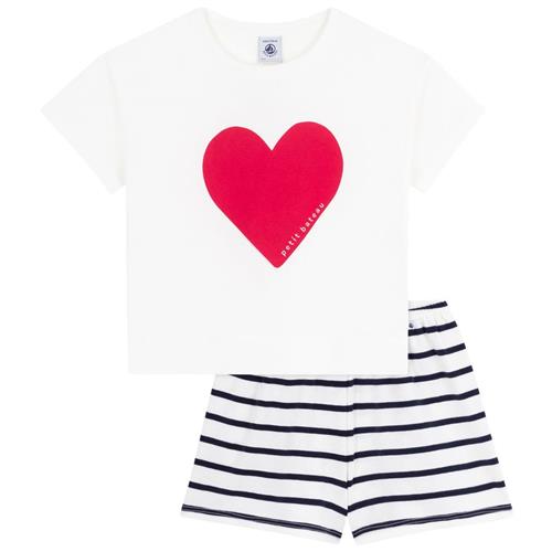 Petit Bateau Pyjamas I Bomuld Marshmallow Smoking | Hvid | 2 years