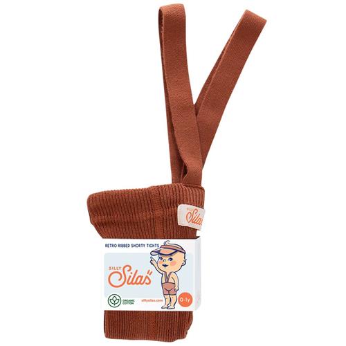 Silly Silas GOTS Korte Strømpebukser Cinnamon  2-3 Y  Orange.  2-3 år  unisex