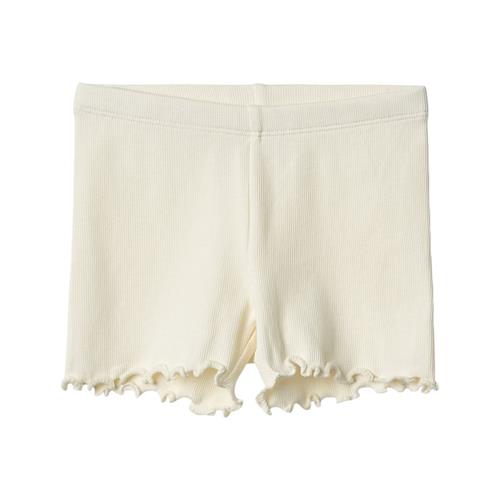 Wheat Sine Ribbede Shorts Ivory |  | 104 cm