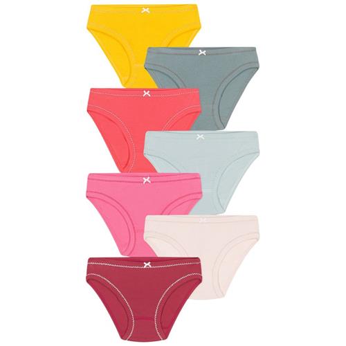 Petit Bateau 7-pak Trusser Panacotta Petal Peachy 2 Y  Lyserød  2 år  kvinde