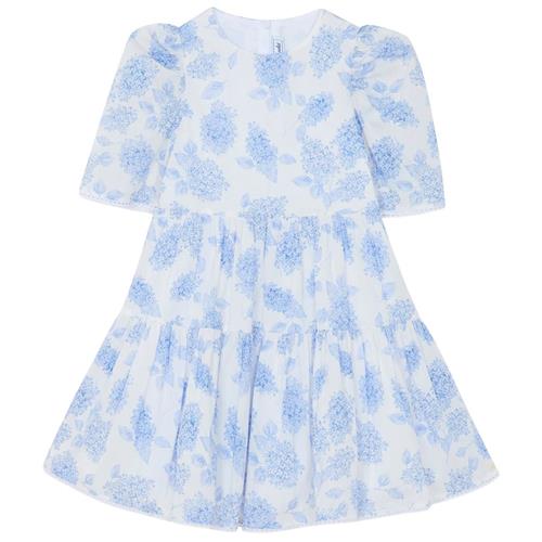 Tartine et Chocolat Blomsterprintet Kjole Bleu Lavé | Blå | 4 years