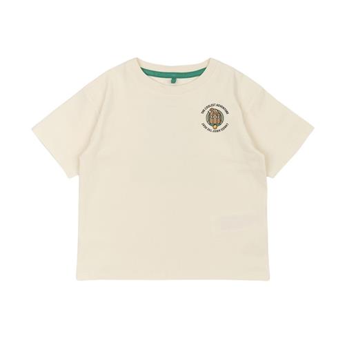 The New Siblings GOTS Ordell Tee White Swan | Hvid | 98 cm