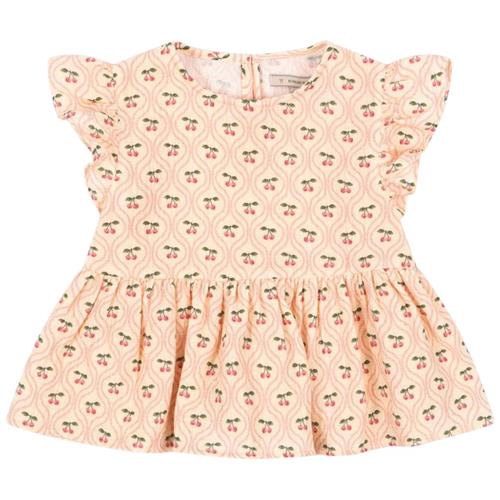Konges Sløjd GOTS Coco Til Toppen Cherry Pink Motif | Lyserød | 7-8 years