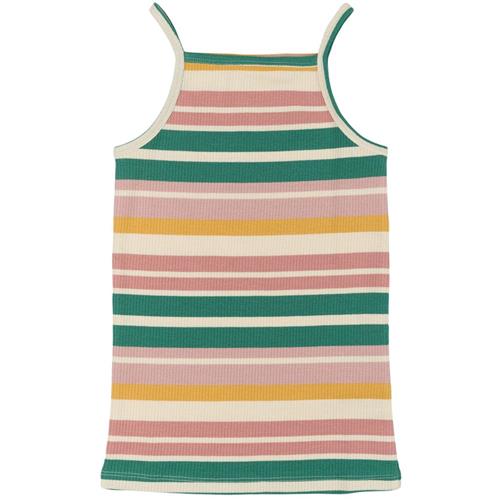 The New GOTS Ohara Ribbet Top Multi Striped | Grønn | 9-10 years
