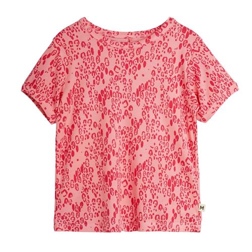 Mini Rodini GOTS Mini Leopard Aop Kortærmet T-shirt Pink | Lyserød | 80/86 cm