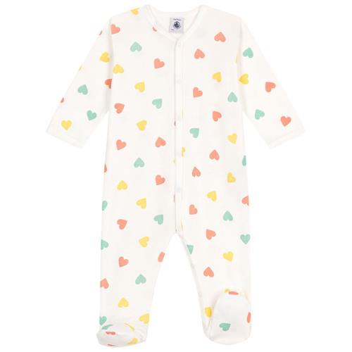 Petit Bateau Bomuld Onesie Marshmallow Multicolor | Hvid | 24 months
