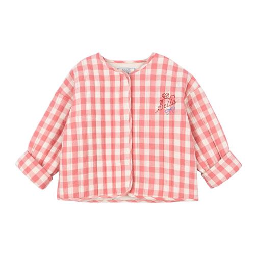 Konges Sløjd RHW X KS Bella Jakke Peach Blossom Check | Lyserød | 18 months