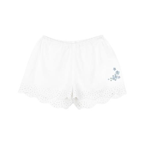 Se Konges Sløjd GOTS RHW X KS Fiori Shorts Optic White 5-6 Y    5-6 år  kvinde ved Babyshop
