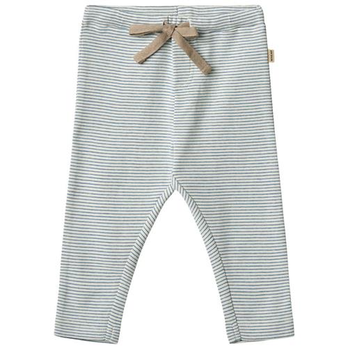 Wheat GOTS Manfred Jersey-bukser Blue Stripe | Blå | 86 cm