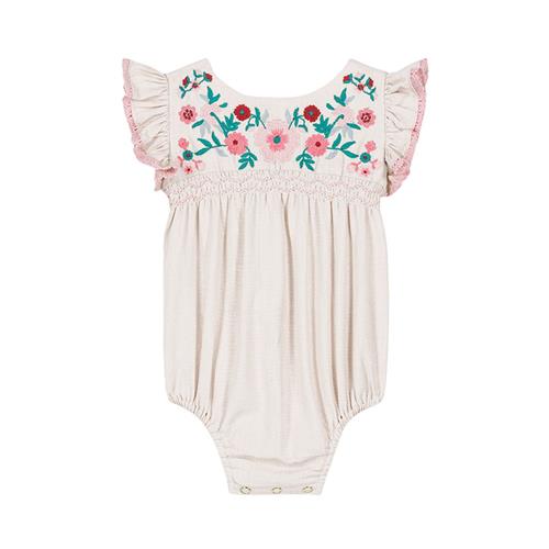 Louise Misha Nusha Romper Cream |  | 3 months