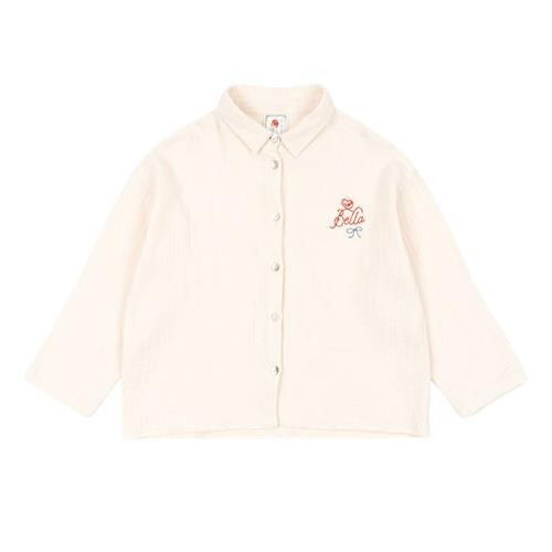 Konges Sløjd GOTS RHW X KS Bella Skjorte Mother Of Pearl 7-8 Y    7-8 år  kvinde
